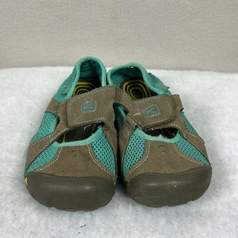 Keen Breezemont Mesh‎ Mary Janes Hiking Water Sandals Kids Size 3 Green